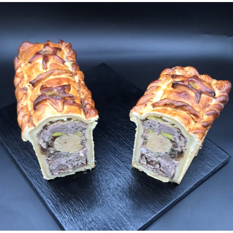 Pâté croûte Canard, foie gras, morilles et truffe